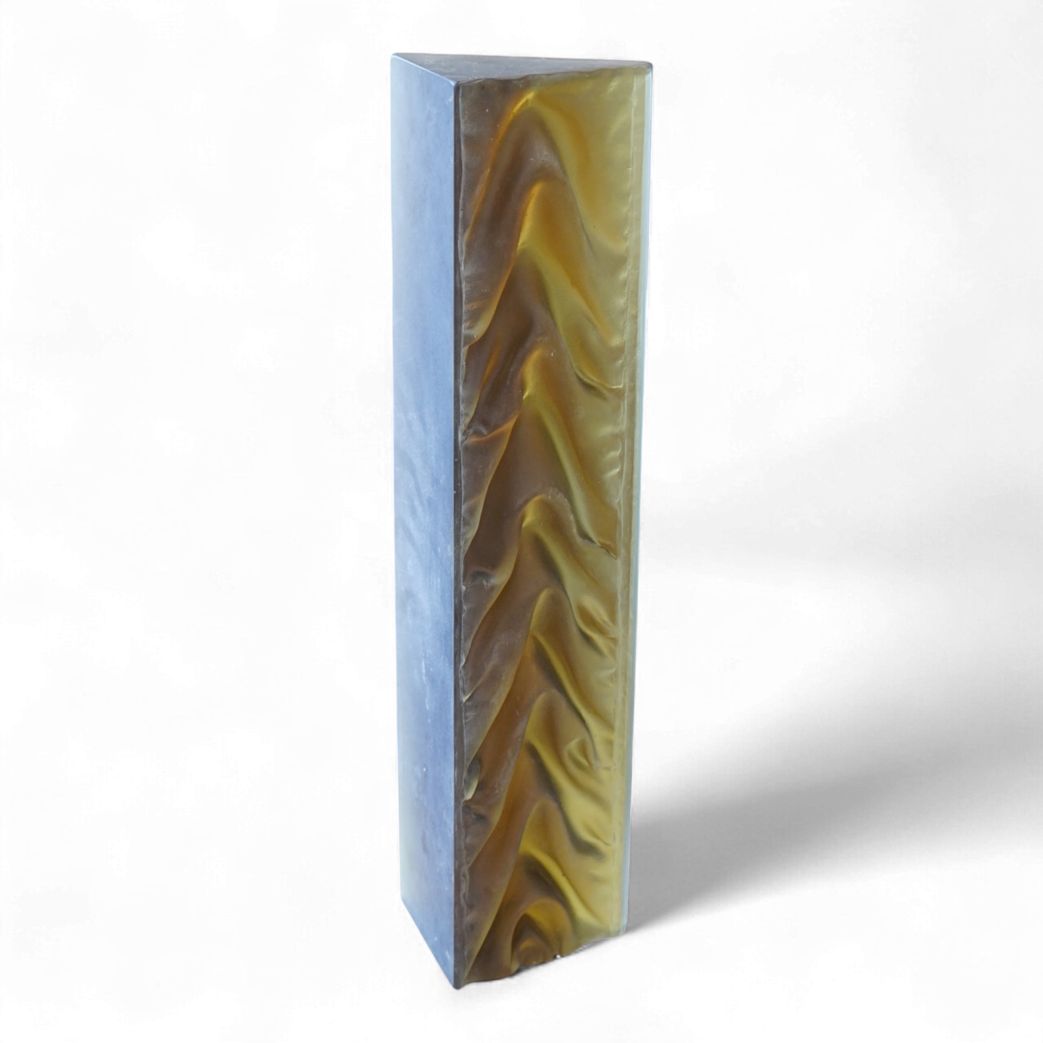 Jenny Smith (New Zealand, b.1947), ‘Silk road’ cast glass sculpture, 50cm